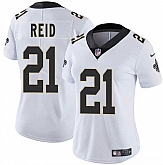 Women's New Orleans Saints #21 Justin Reid White 2025 Vapor Stitched Limited Jersey Dzhi,baseball caps,new era cap wholesale,wholesale hats
